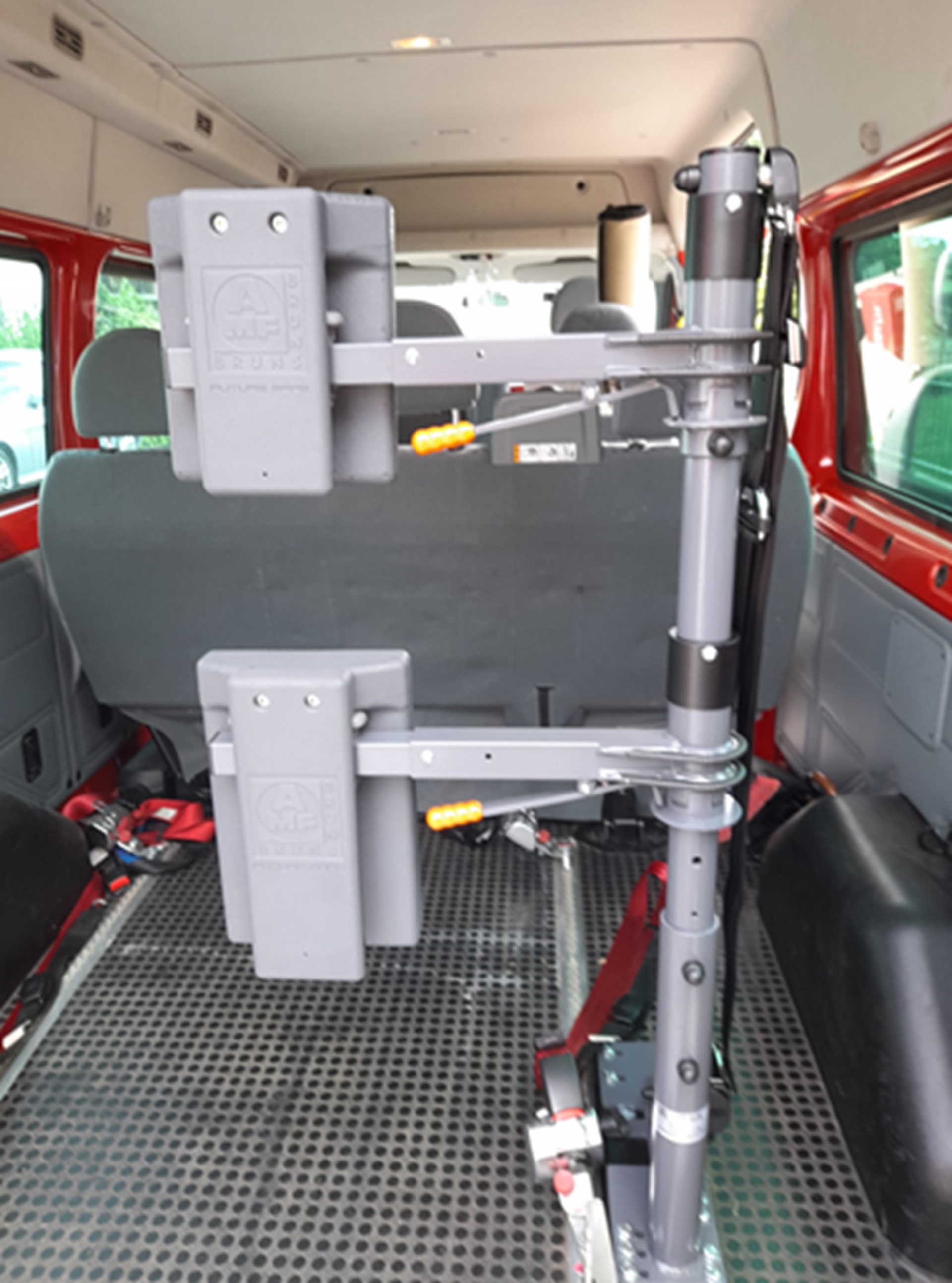 Kopf und Rückenstützen